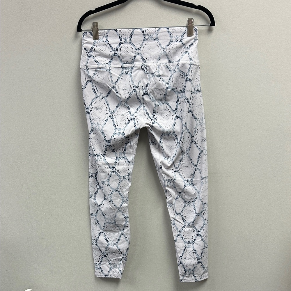 Varley White and Gray Snake Print Leggings - Picture 3 of 5